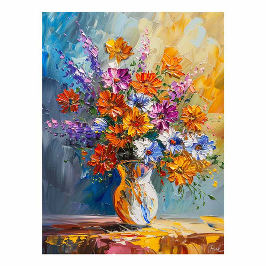Vase of Flowers Wall Art