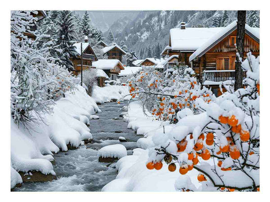 Winter Landscape Canvas painting