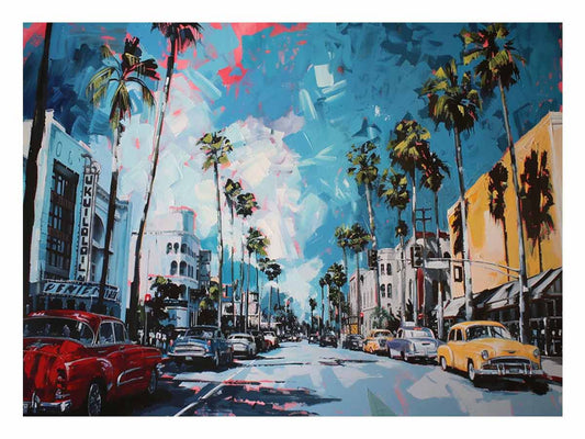 Los Angles Canvas Art Print