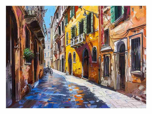 Via della Conciliazione Italy Street Canvas Painting