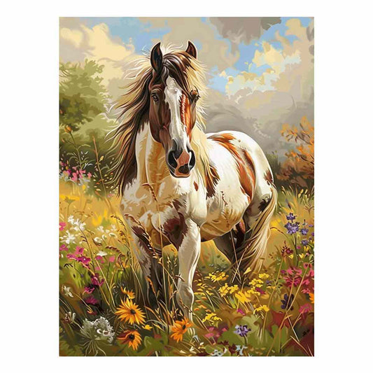 Pony Horse Canvas Art Print Painting