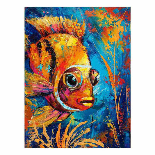 Golden Fish Canvas Art Print