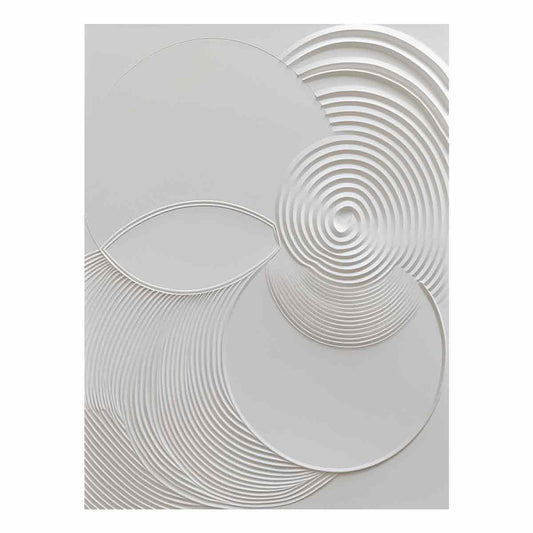 Minimalist Modern White Art Canvas Art Print