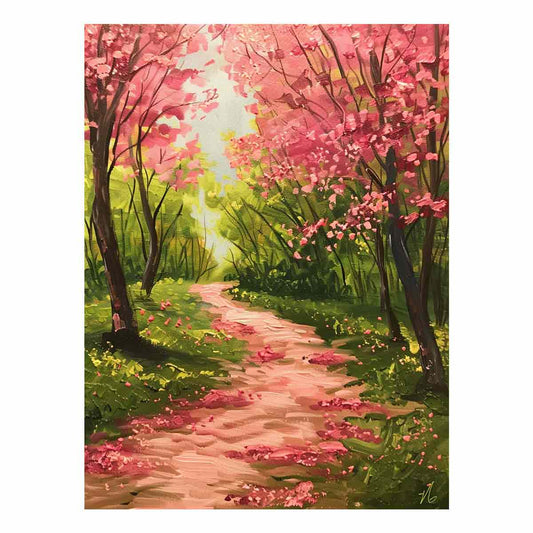 Spring Pathway Canvas Art Print