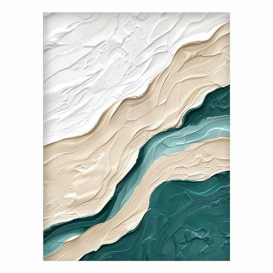 Ocean wall art texture painting print