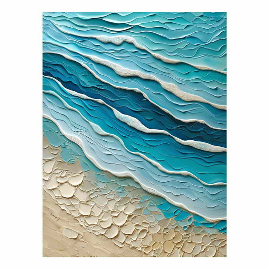 Waves texture Wall Art