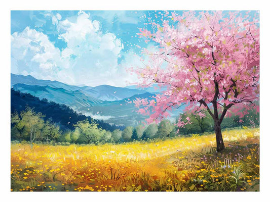 Spring Tree Canvas Art Print