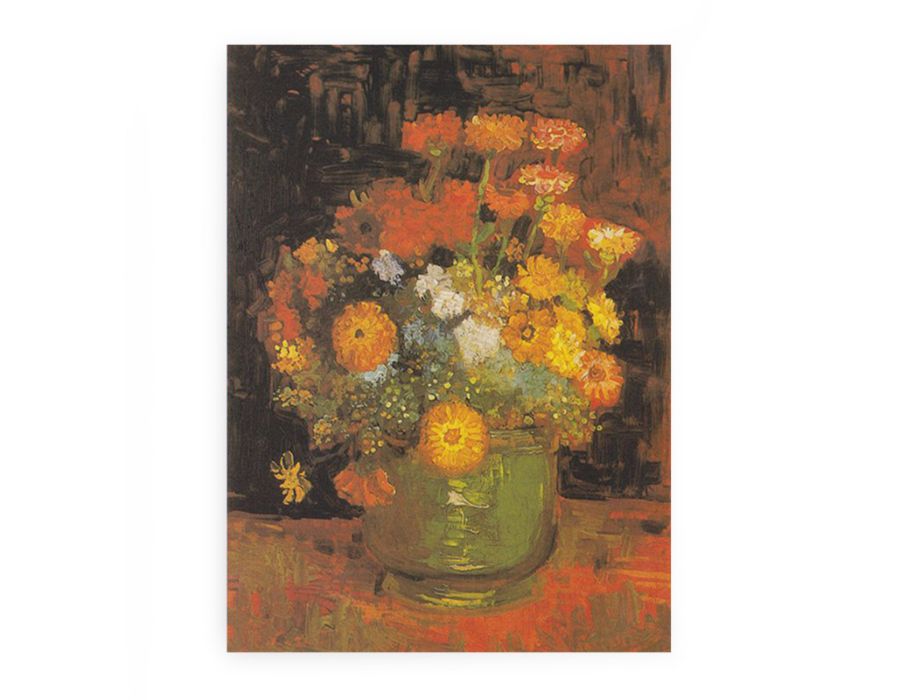 Flowers in vase by Van Gogh Canvas Print