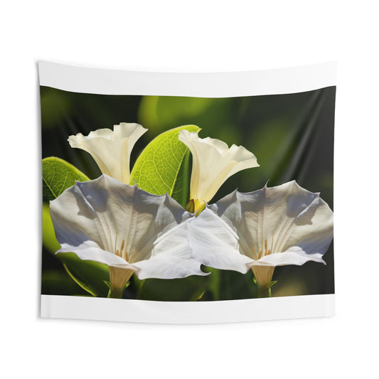Green And White Jimseed Tapestry