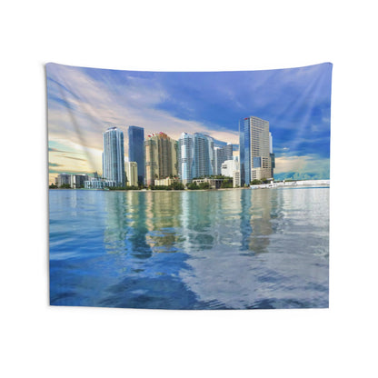 Miami Skyline Tapestry