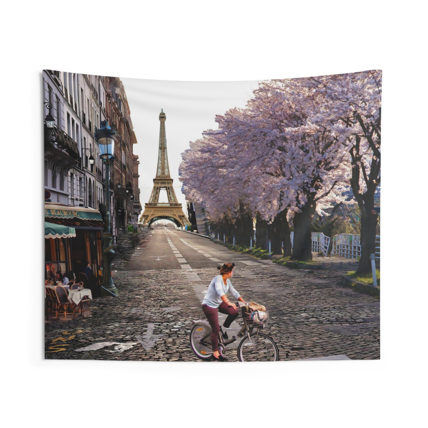 Eiffel Tower Parisstreet Tapestry