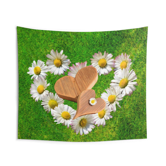 Flower Love Tapestry