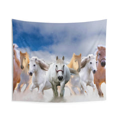 Seven Runing Horses Tapestry