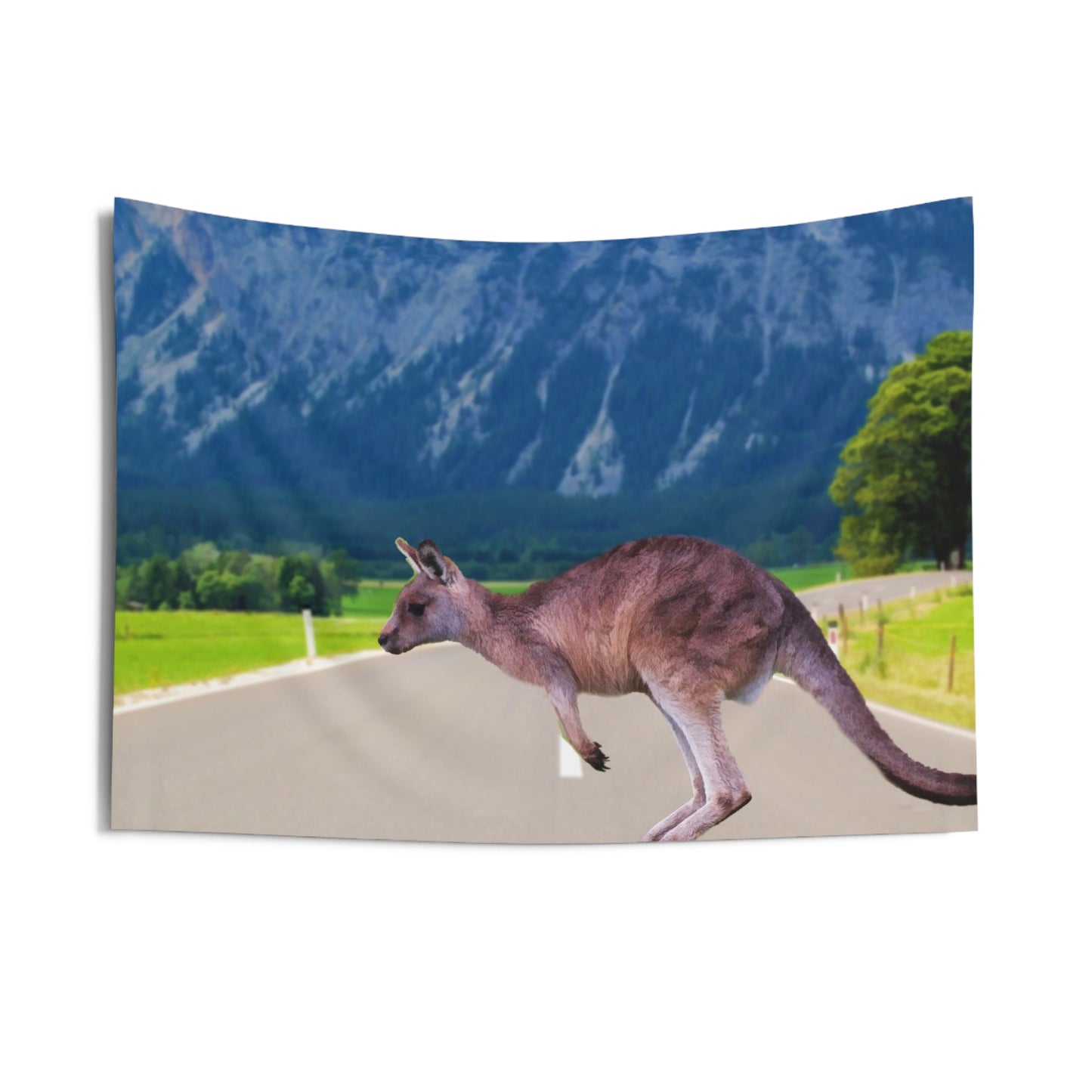 Running kangaroo Tapestry