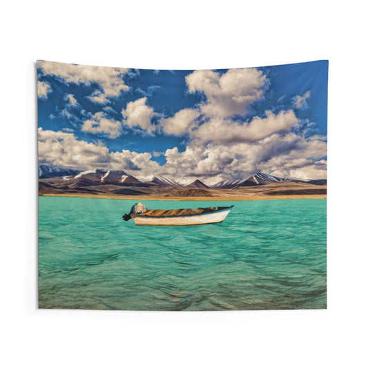 Fishing Boat Tapestry