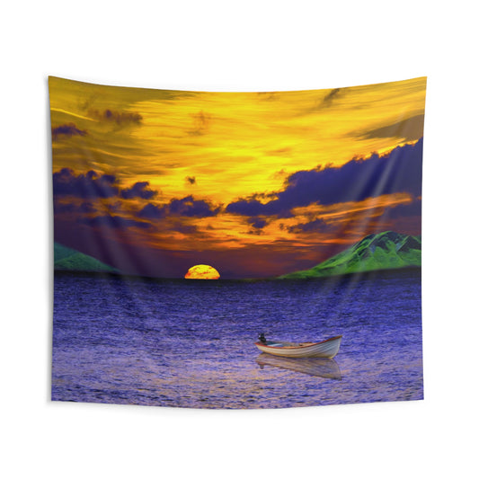 Mountain Lake Tapestry