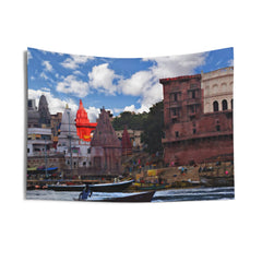 Varanasi Ganga River Tapestry