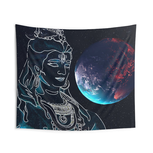 Shiva Moon Tapestry