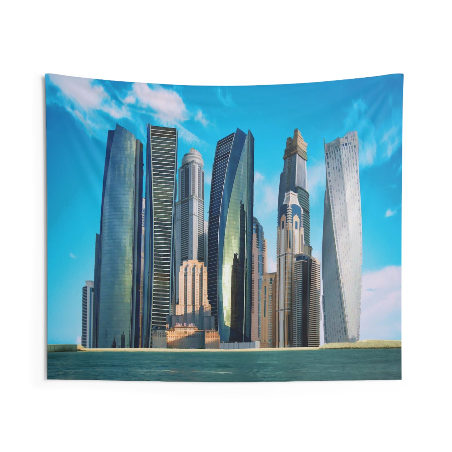 Dubai Skyline Tapestry