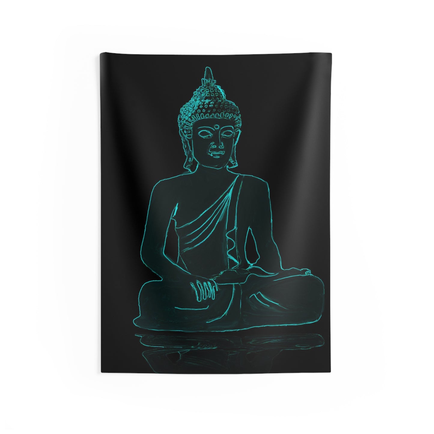 Glow in Dark Buddha Tapestry