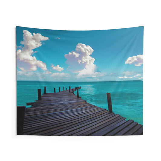 Path to sea Cloud Tapestry