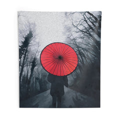 Red Umbrella Tapestry