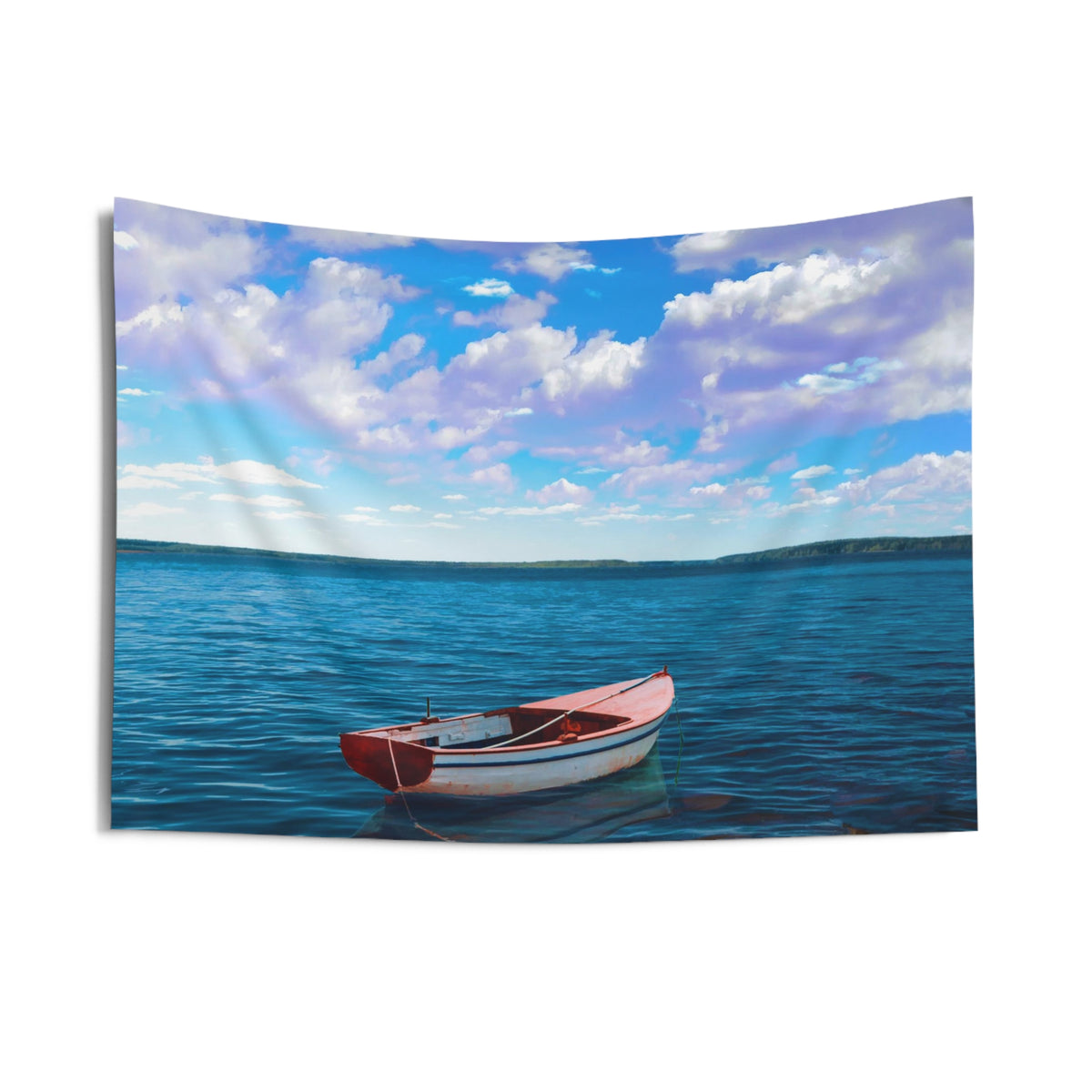 Sea Boat Tapestry