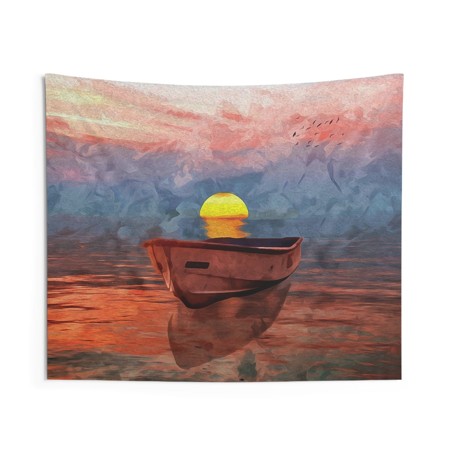 Sun Boat Tapestry