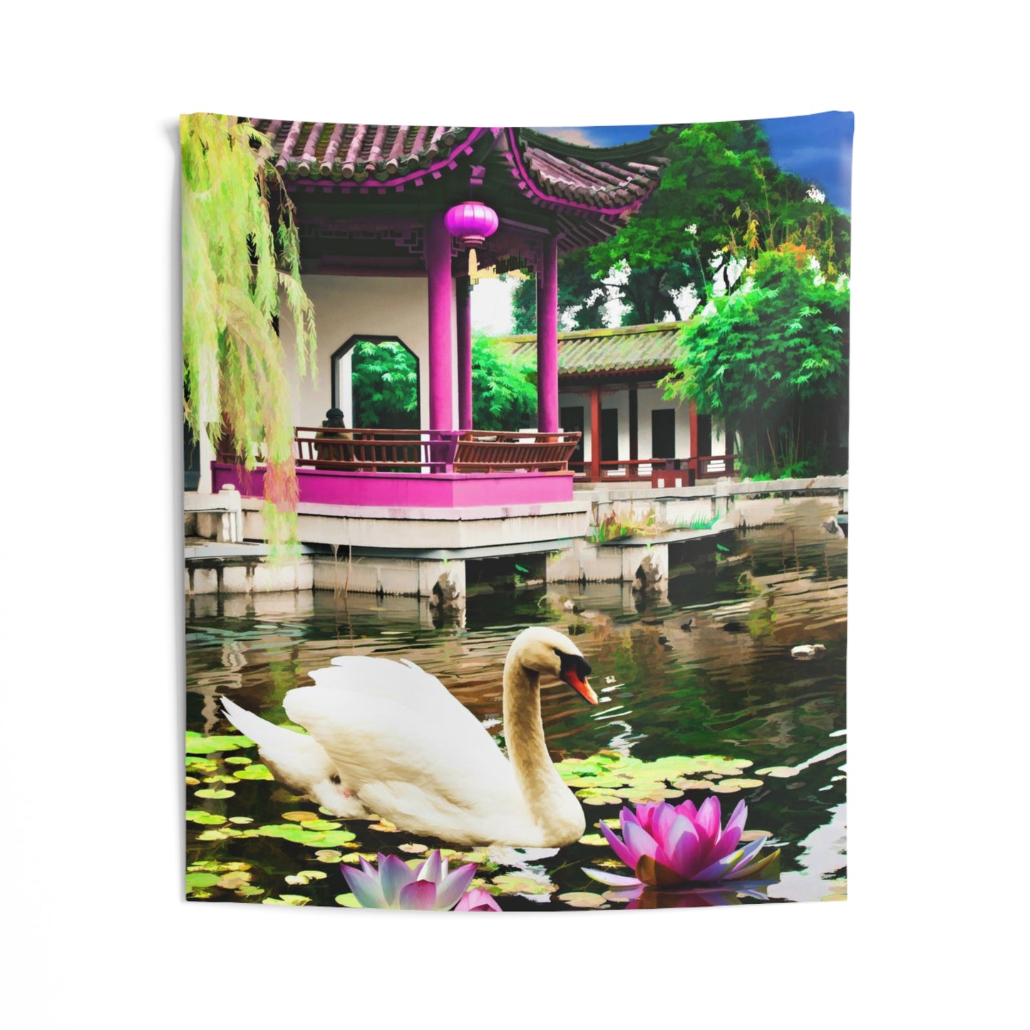 Swan Lily Tapestry