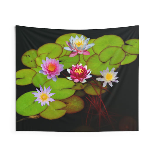 Lily Flower With Stem Tapestry