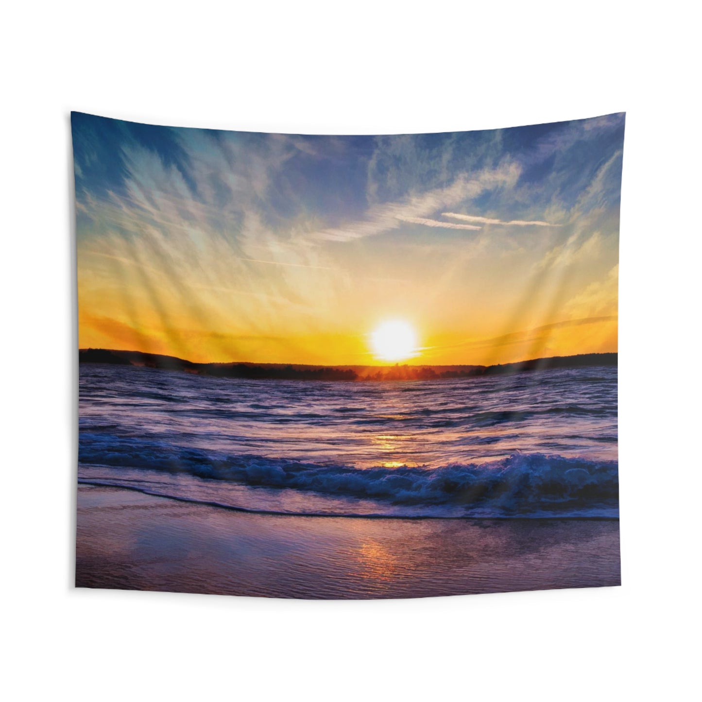 Sunset Beach Tapestry