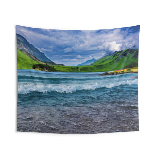 Mountain River Tapestry