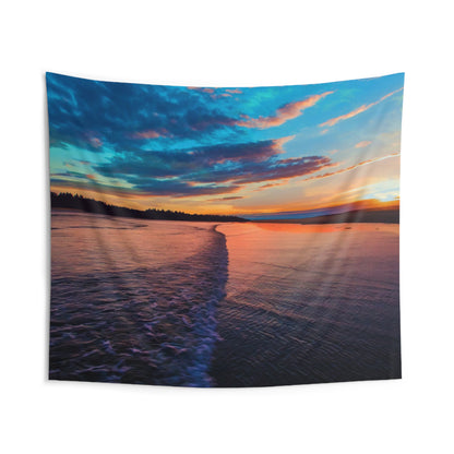 Sunset Beach Tapestry