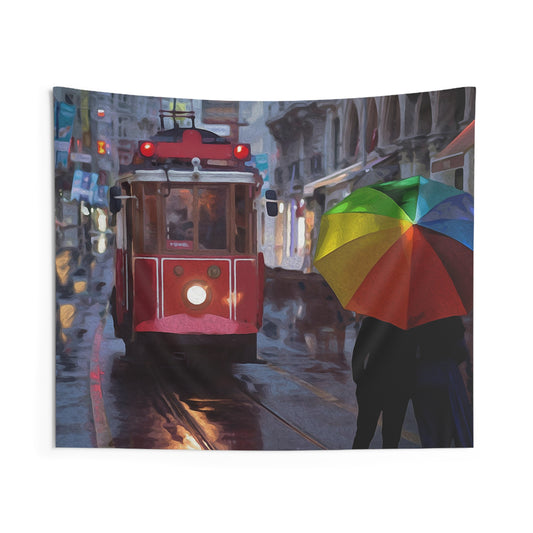 Street Tram Tapestry