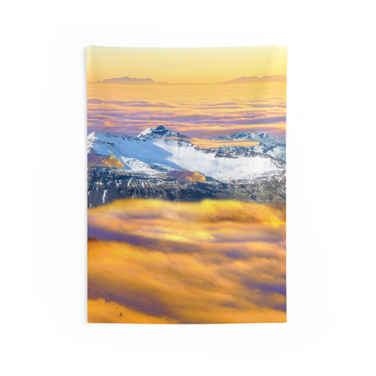 Mountain top veiw Tapestry