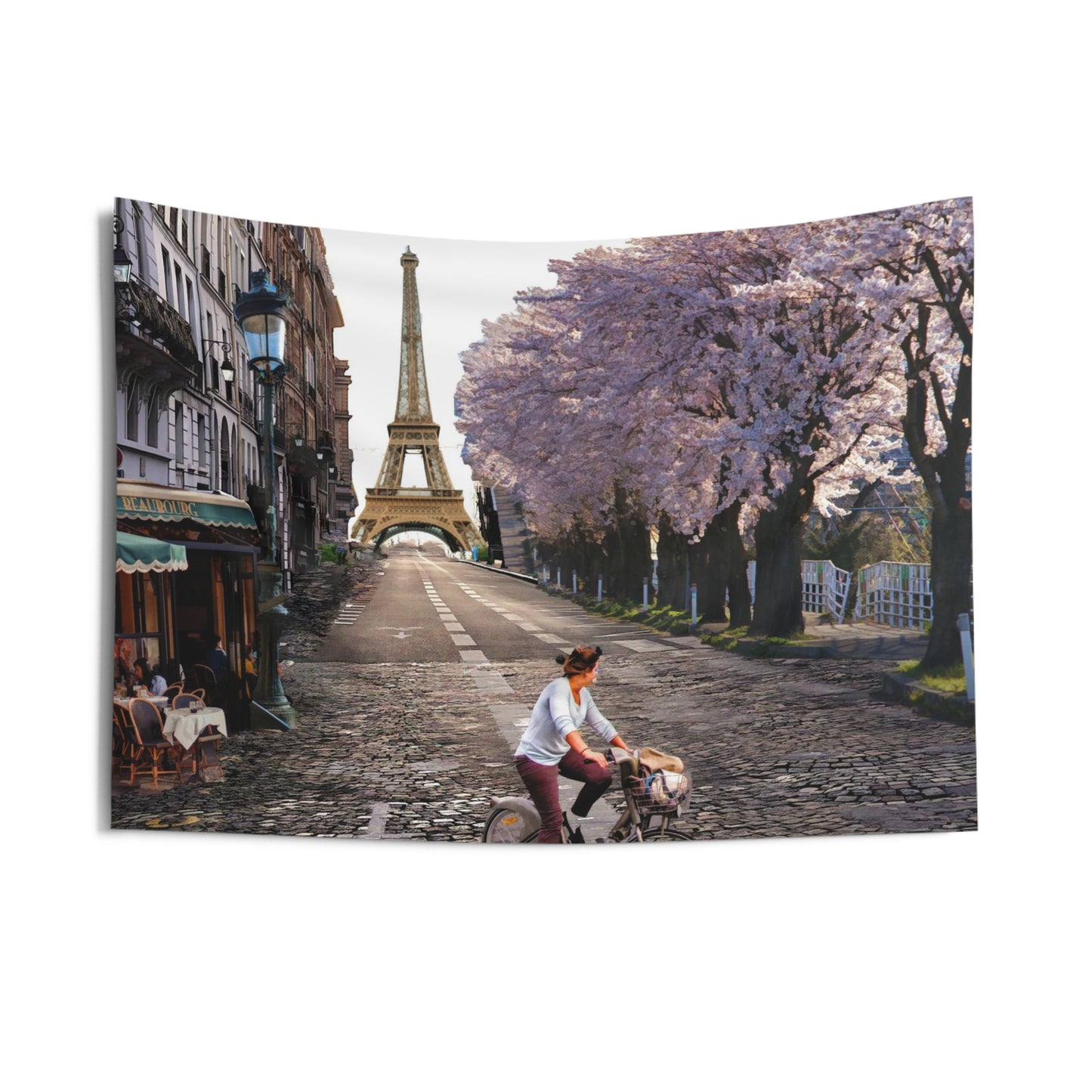 Eiffel Tower Parisstreet Tapestry