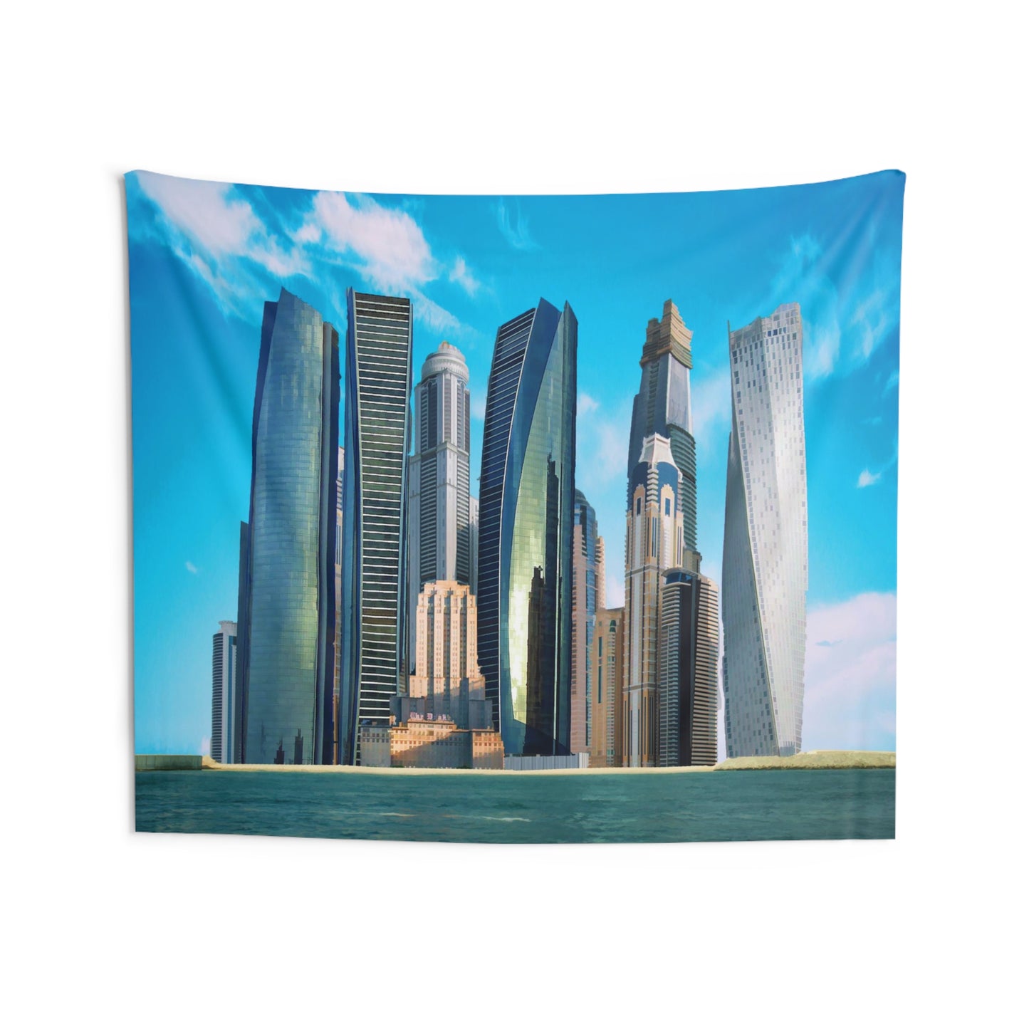 Dubai Skyline Tapestry