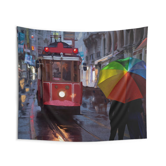 Street Tram Tapestry