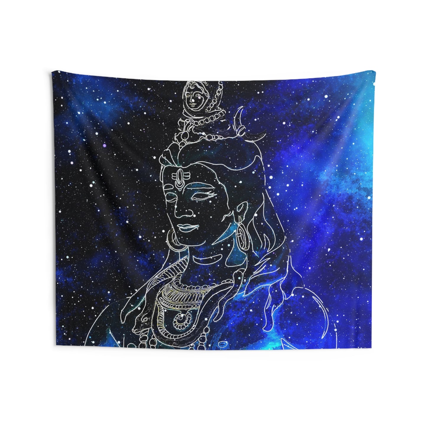 Blue Shiva Tapestry