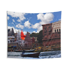 Varanasi Ganga River Tapestry