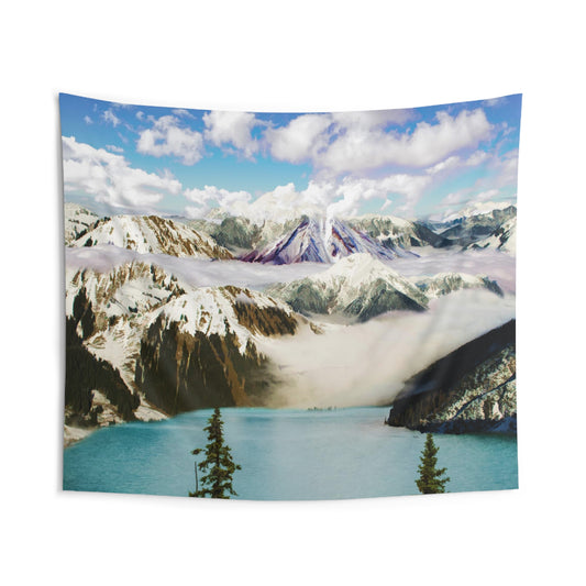 Mountain Lake Tapestry
