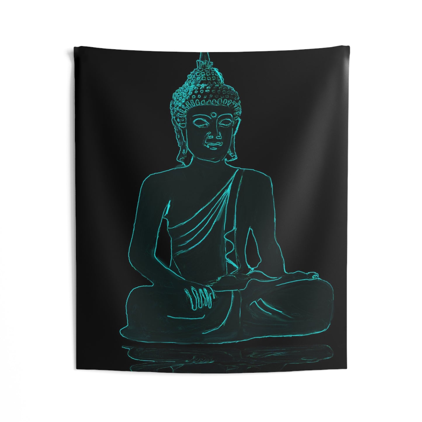 Glow in Dark Buddha Tapestry