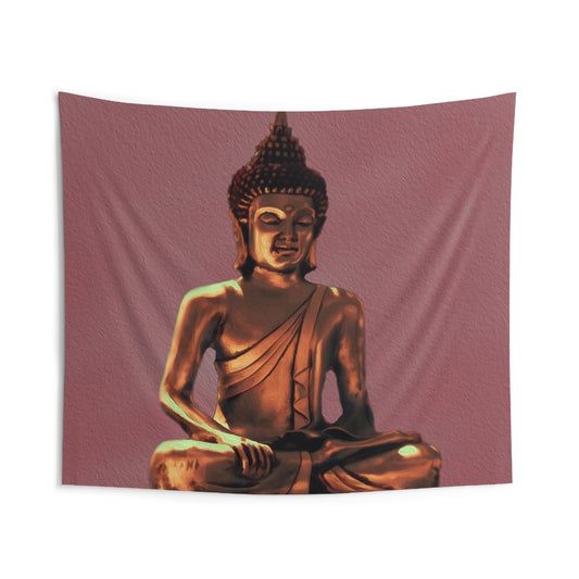 Golden Buddha Tapestry