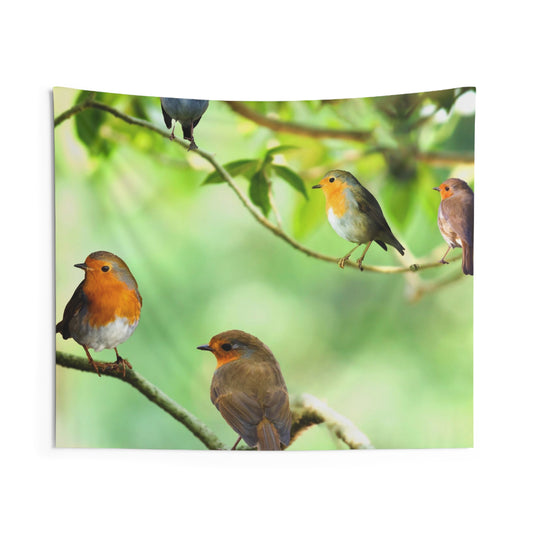 Five Bird Tapestry