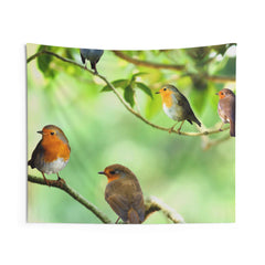 Five Bird Tapestry