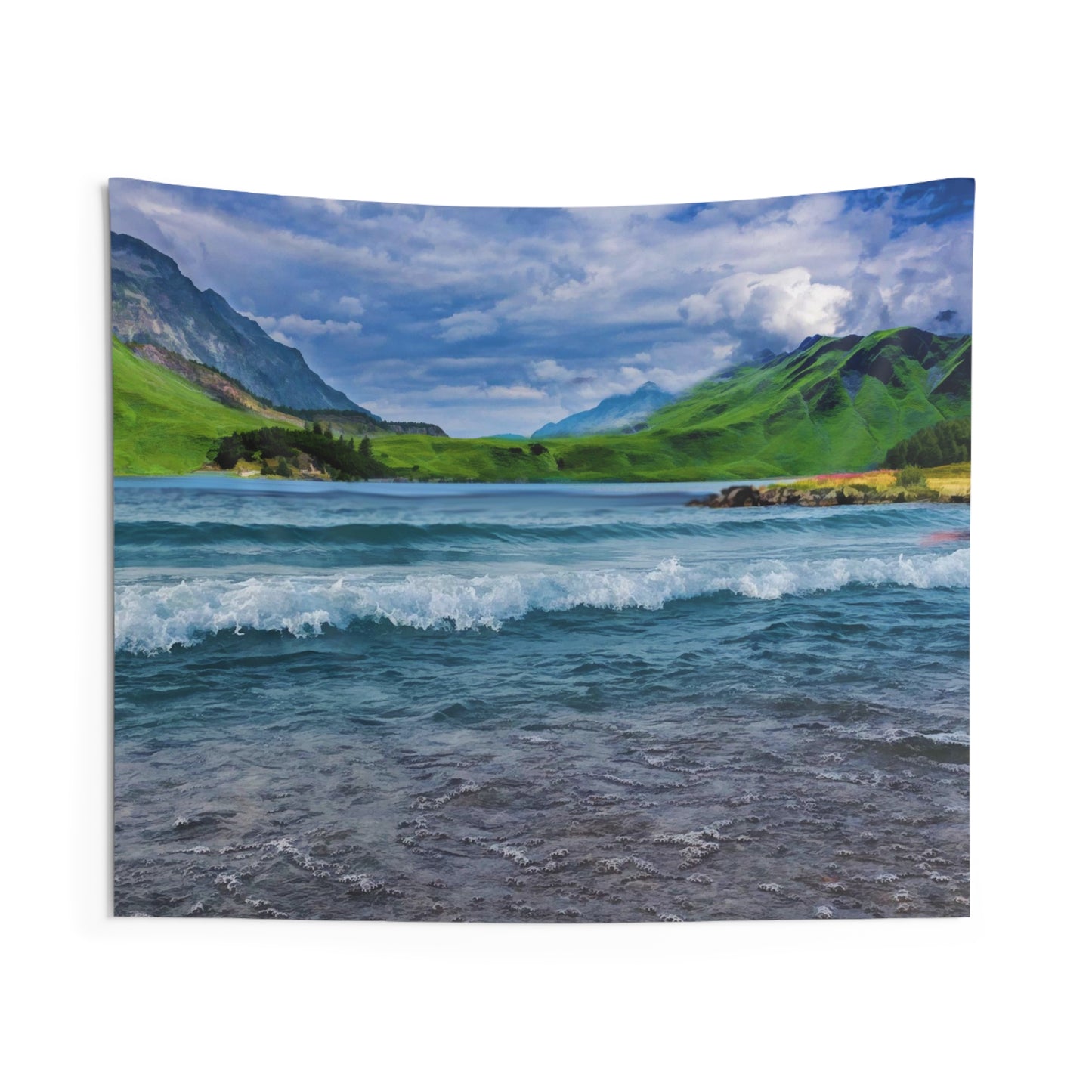 Mountain River Tapestry