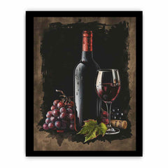 Red Wine Frame Print