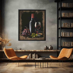 Red Wine Frame Print
