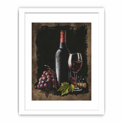 Red Wine Frame Print