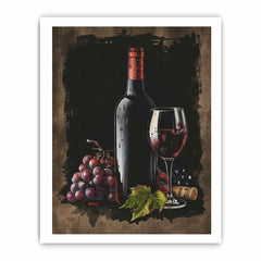 Red Wine Frame Print